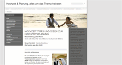 Desktop Screenshot of hochzeit-tipp.de